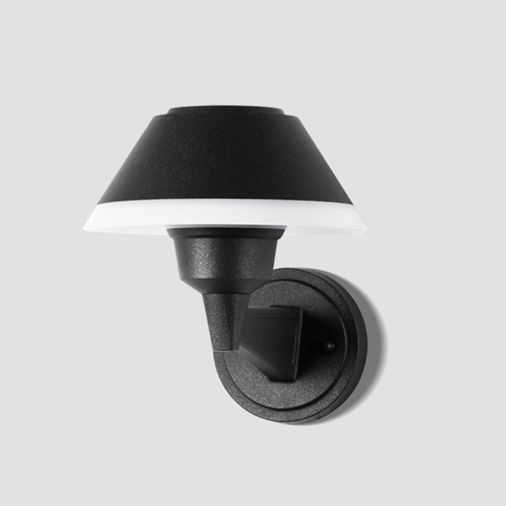 Carins Moderne Staande LED Buiten Wandlamp Zwart Metaal/Acryl