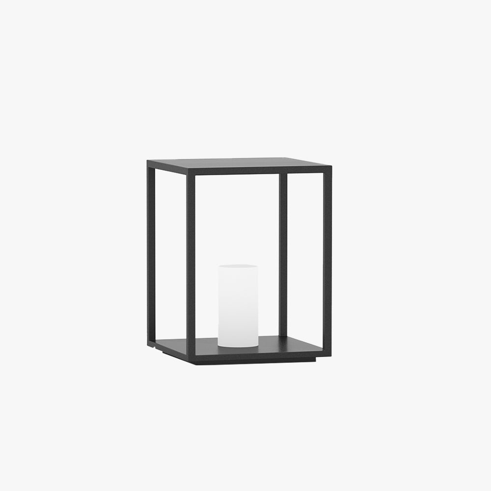 Pena Rechthoekig Hanglamp Zonne Energie Zwart Metaal/Acryl Tuin