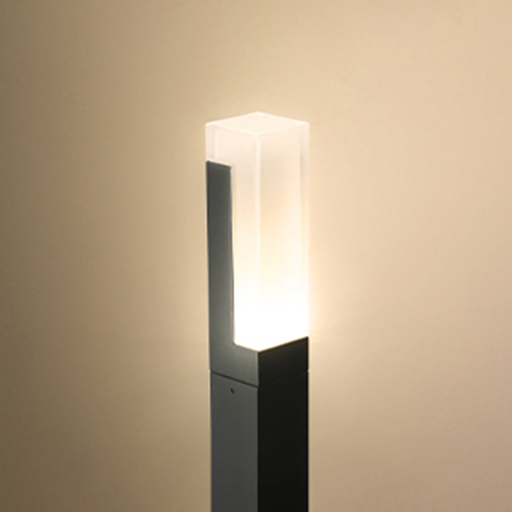Pena Rechthoekig Hanglamp Zonne Energie Zwart Metaal/Acryl Tuin