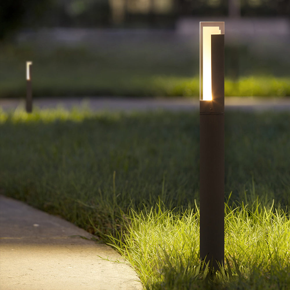 Pena Rechthoekig Hanglamp Zonne Energie Zwart Metaal/Acryl Tuin