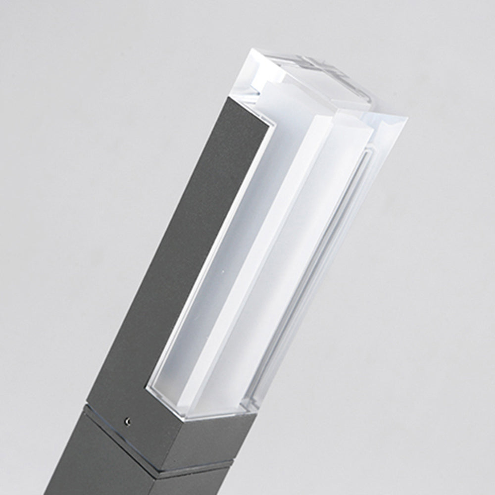 Pena Rechthoekig Hanglamp Zonne Energie Zwart Metaal/Acryl Tuin