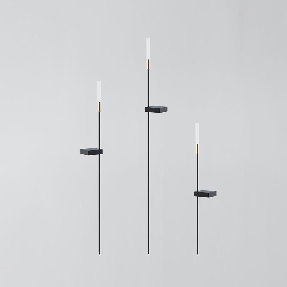 Pena Moderne Hanglamp Zonne Energie Zwart Metaal Tuin/Stoeprand