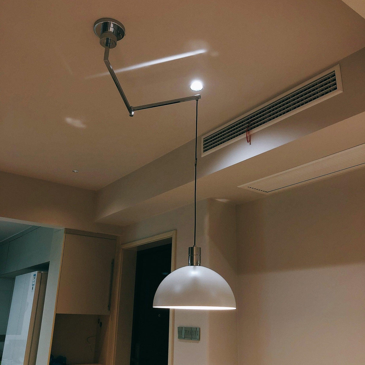 Lyshae Moderne minimalistische Noordse glas hanglamp