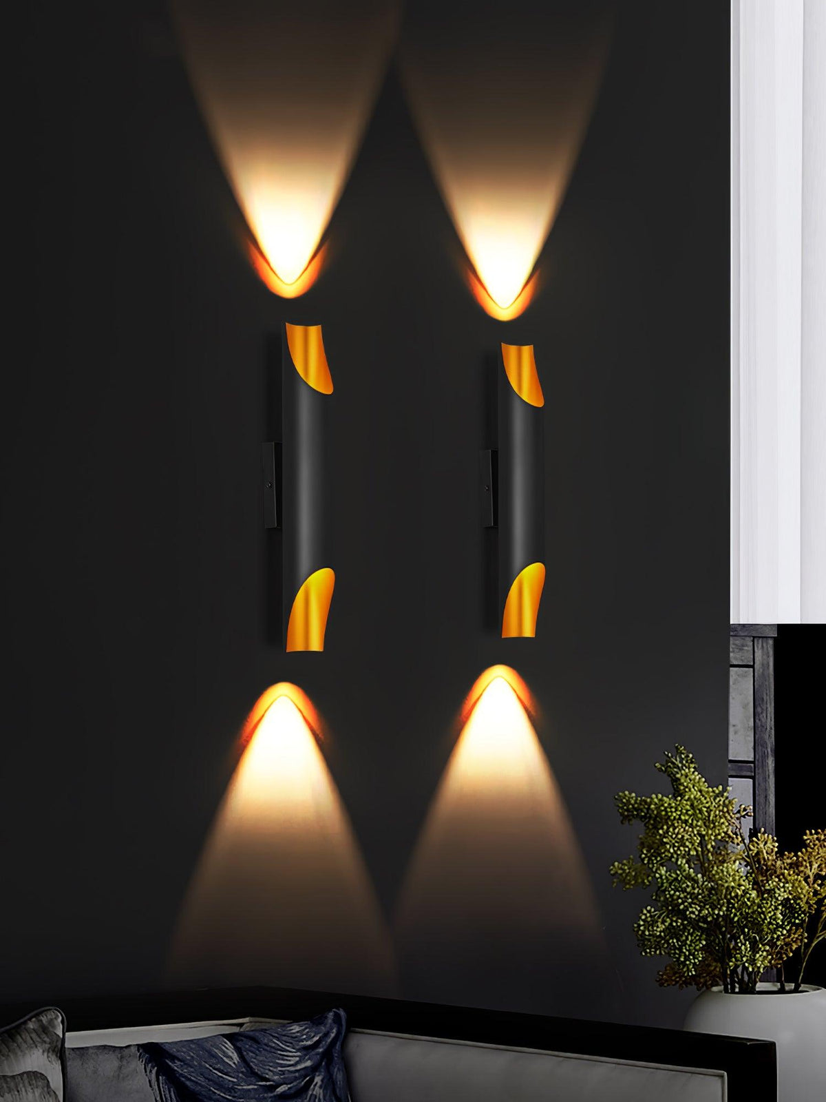 Norearia Moderne Minimalistische Rechte wandlamp