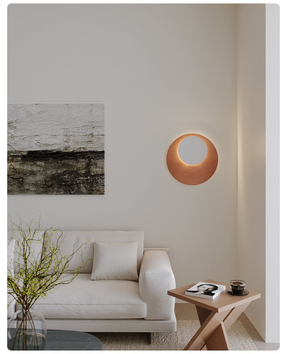 Crescent Halo wandlamp