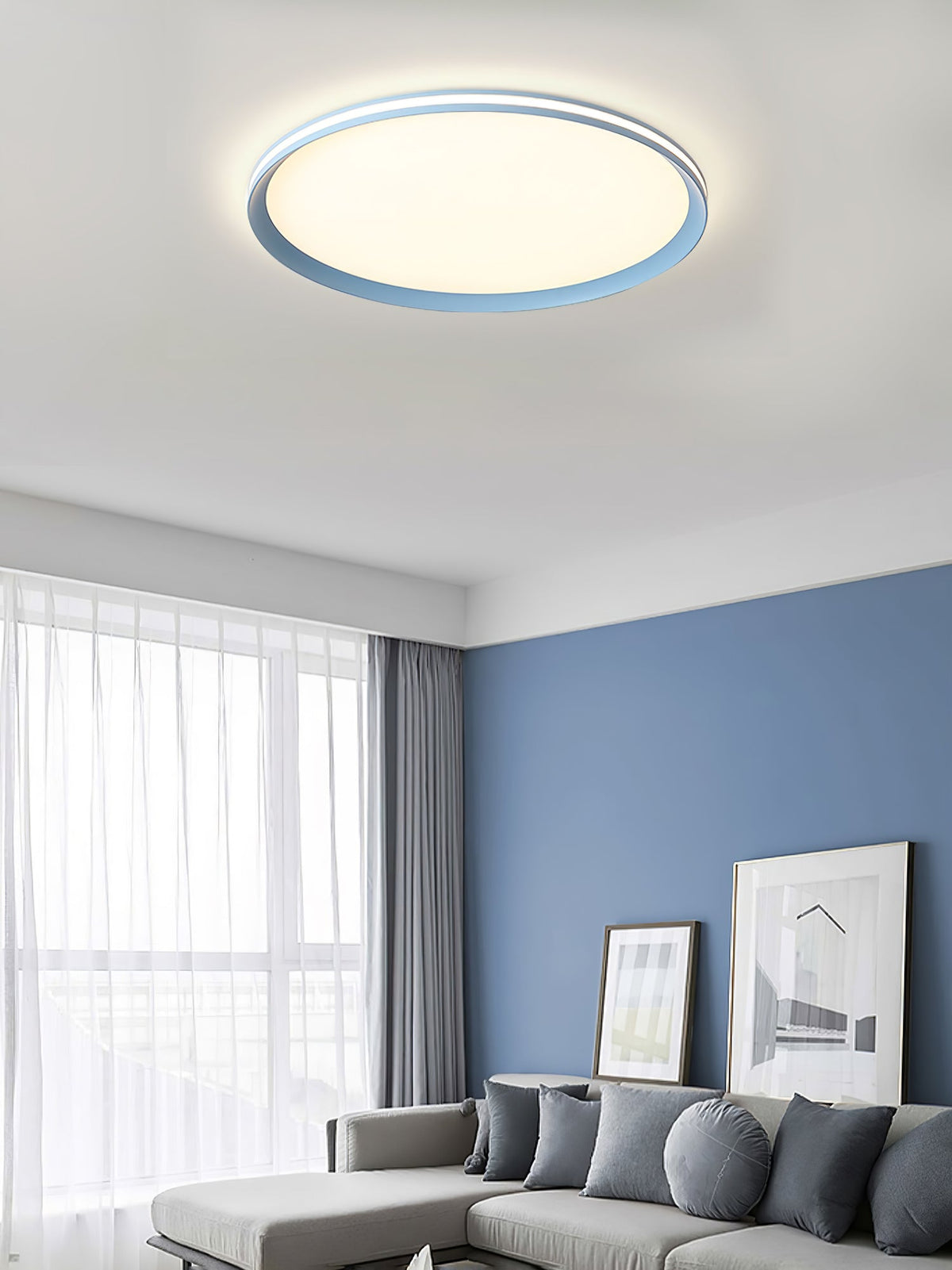 Avtheira Moderne minimalistische ronde plafondlamp met LED