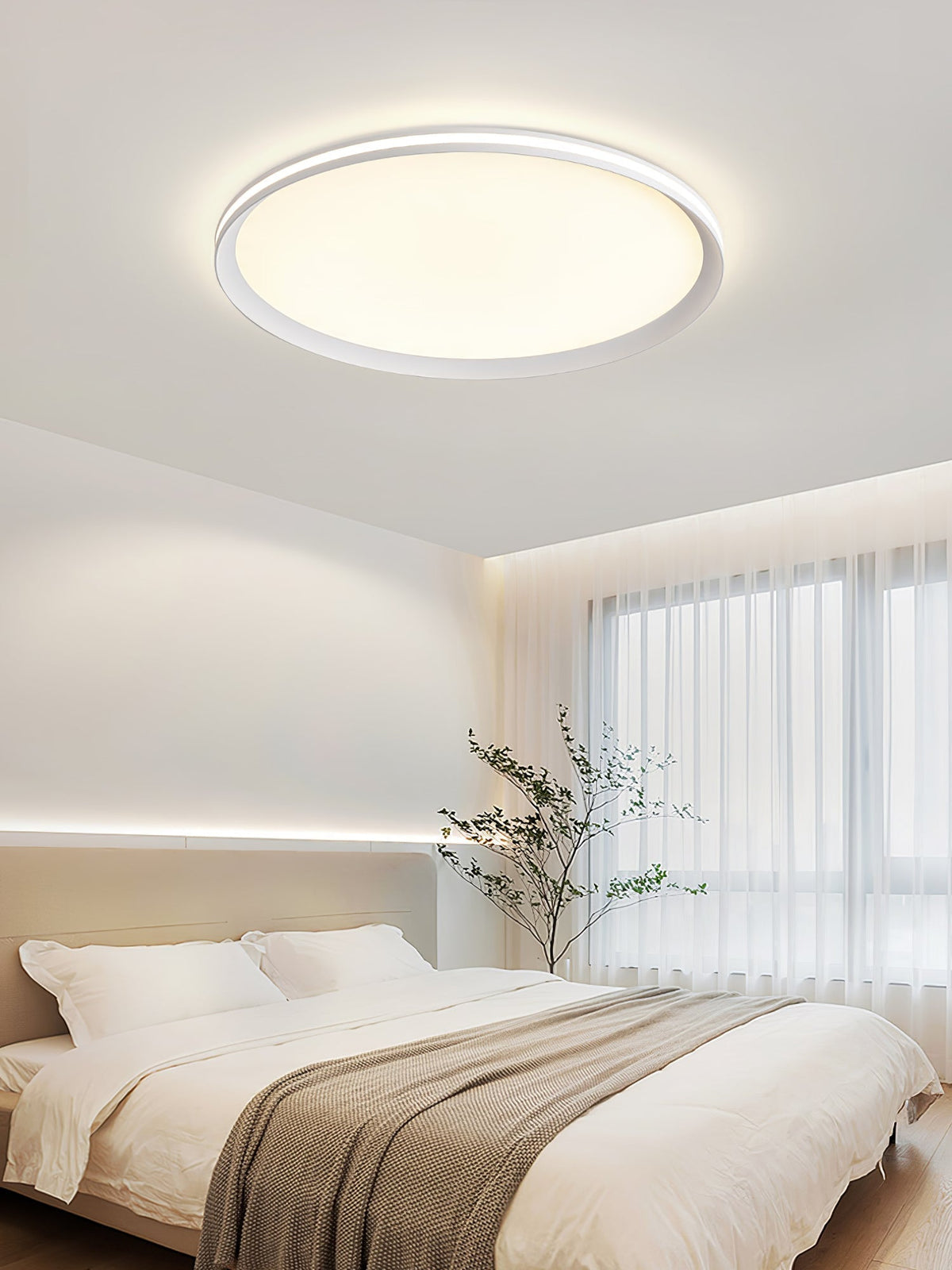 Avtheira Moderne minimalistische ronde plafondlamp met LED