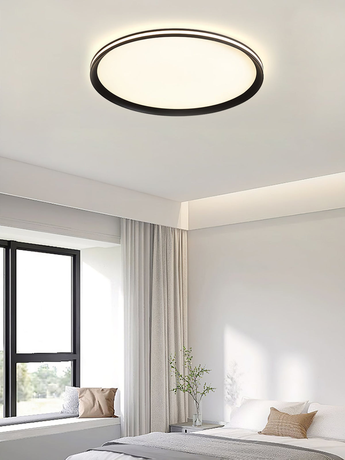 Avtheira Moderne minimalistische ronde plafondlamp met LED