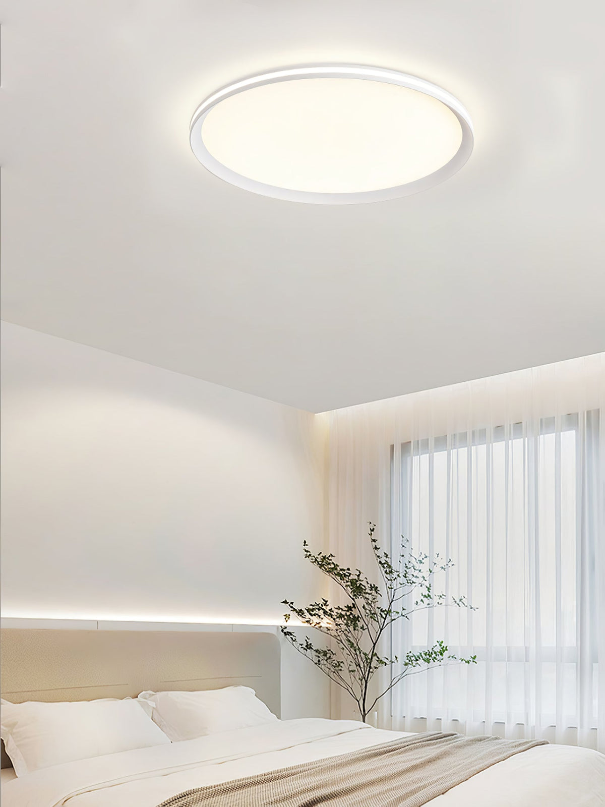 Avtheira Moderne minimalistische ronde plafondlamp met LED