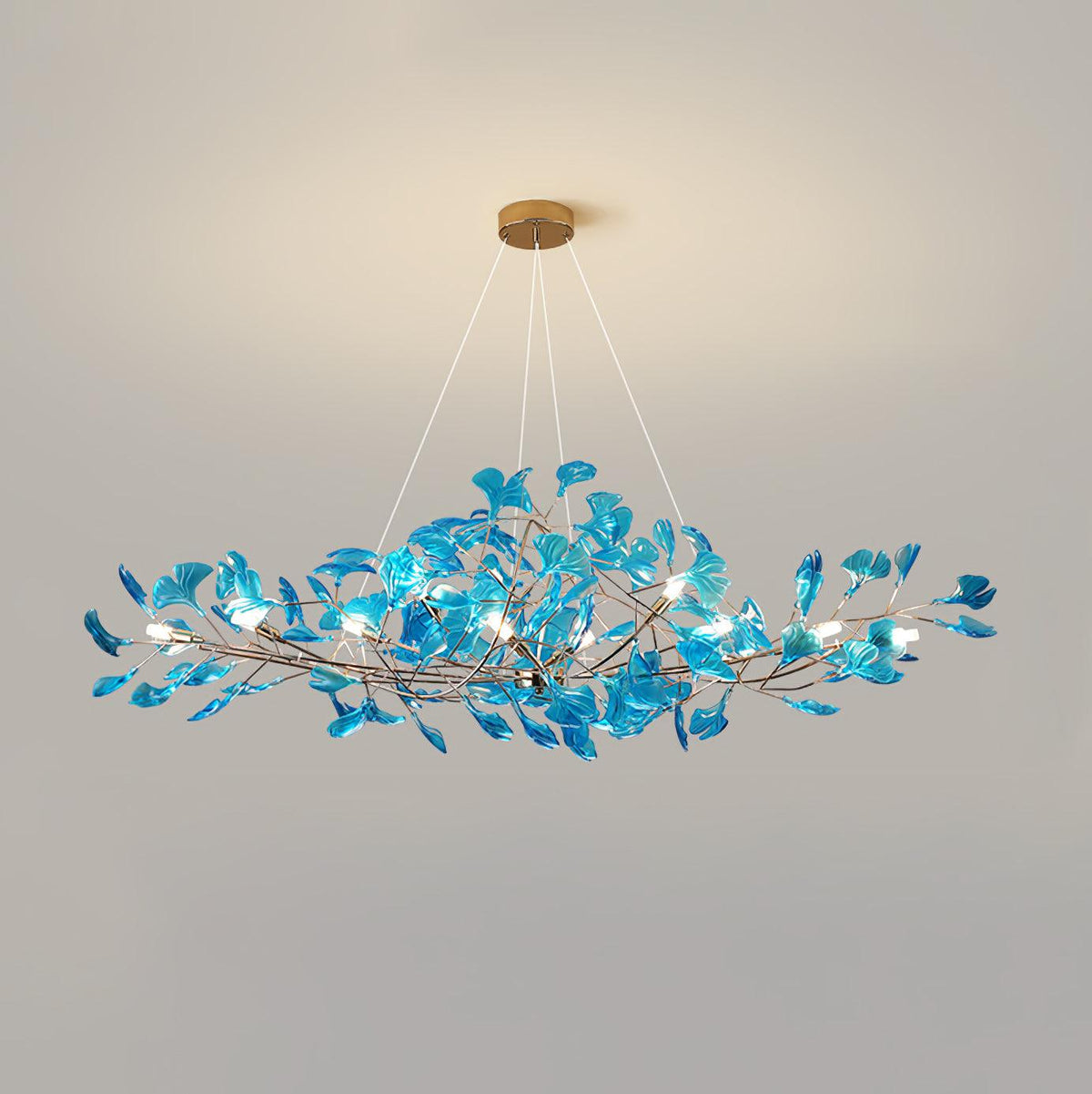Ralenis luxe Ginkgo Leaf kroonluchter