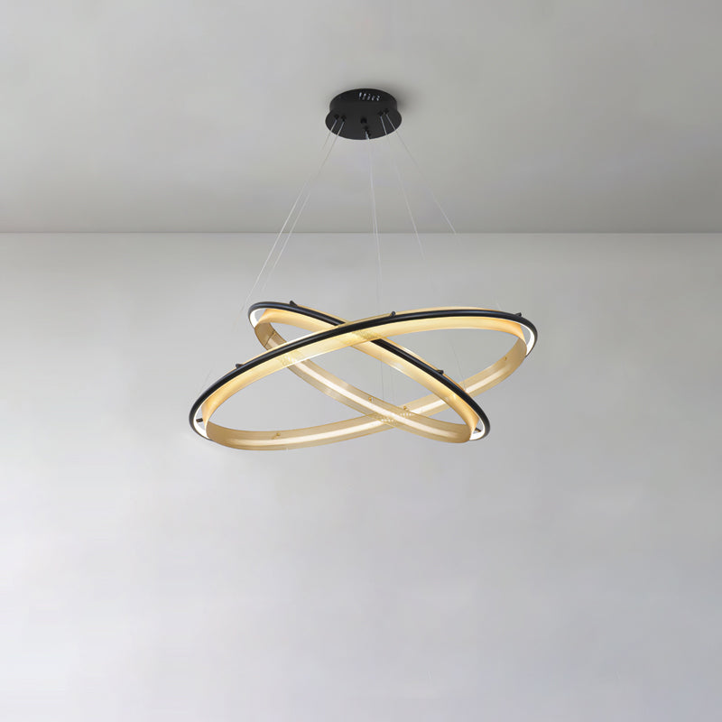 Erveliel moderne minimalistische LED ronde kroonluchter