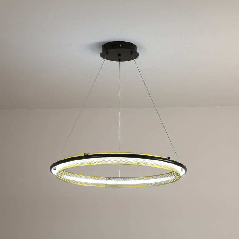 Erveliel moderne minimalistische LED ronde kroonluchter