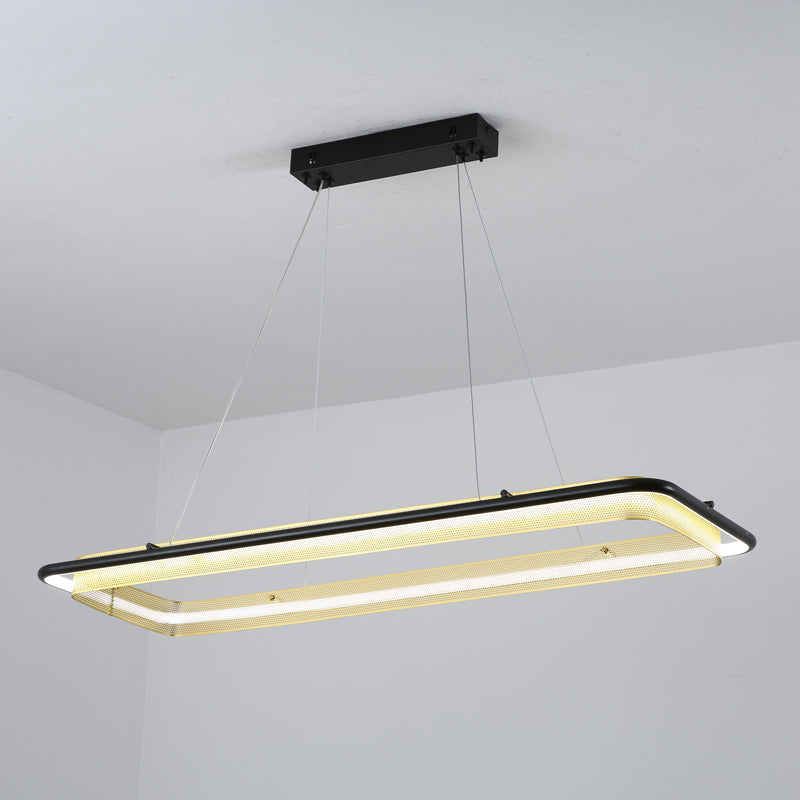 Erveliel moderne minimalistische LED ronde kroonluchter