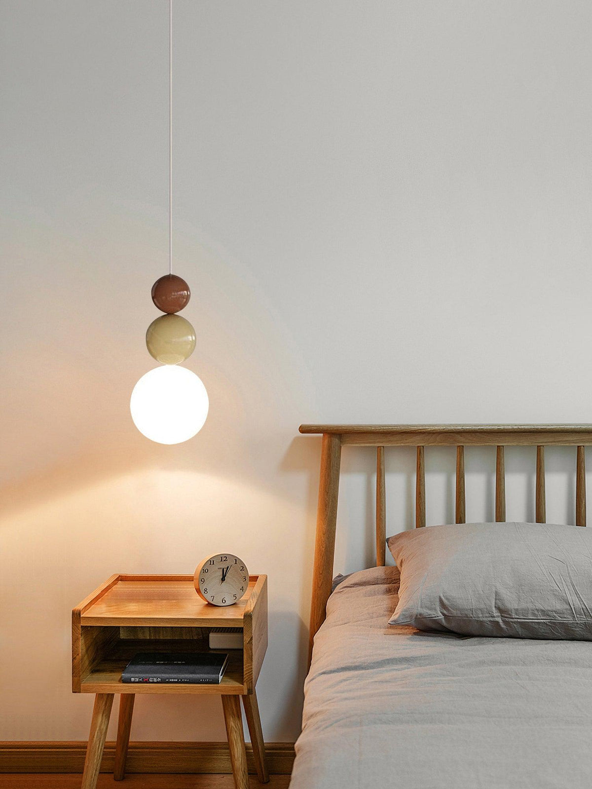 Elynd Acryl drie-ballen hanglamp