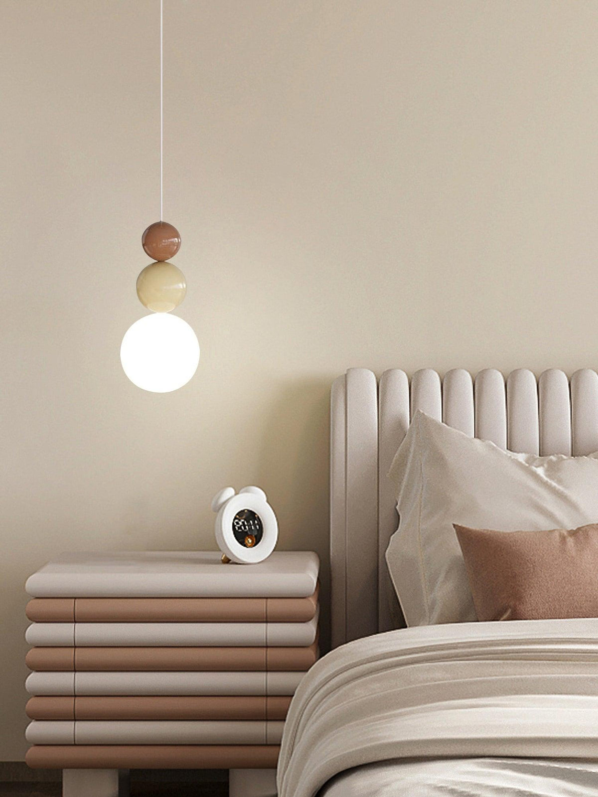 Elynd Acryl drie-ballen hanglamp