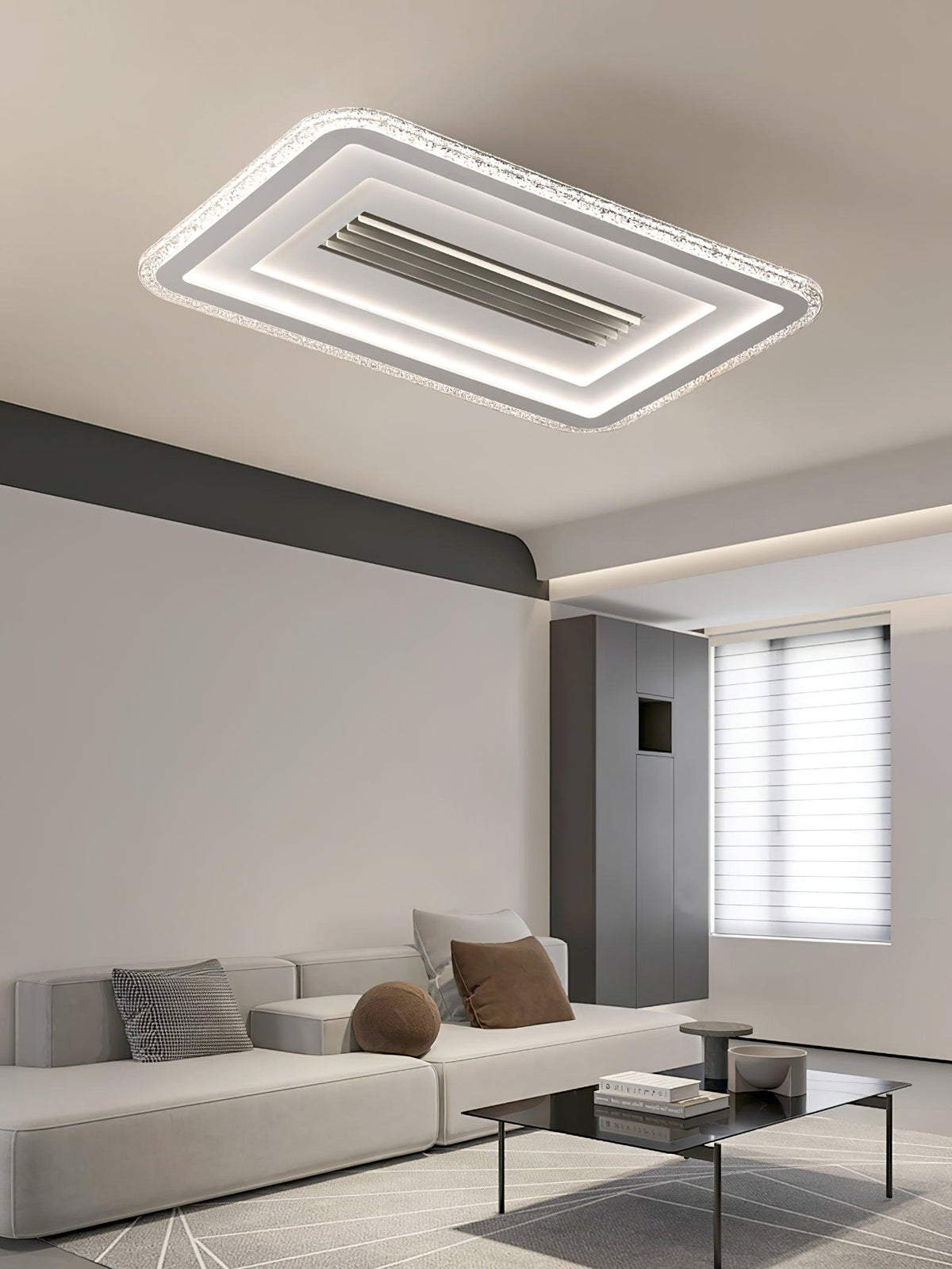 Ulthaara Moderne minimalistische ultradunne rechthoekige plafondlamp