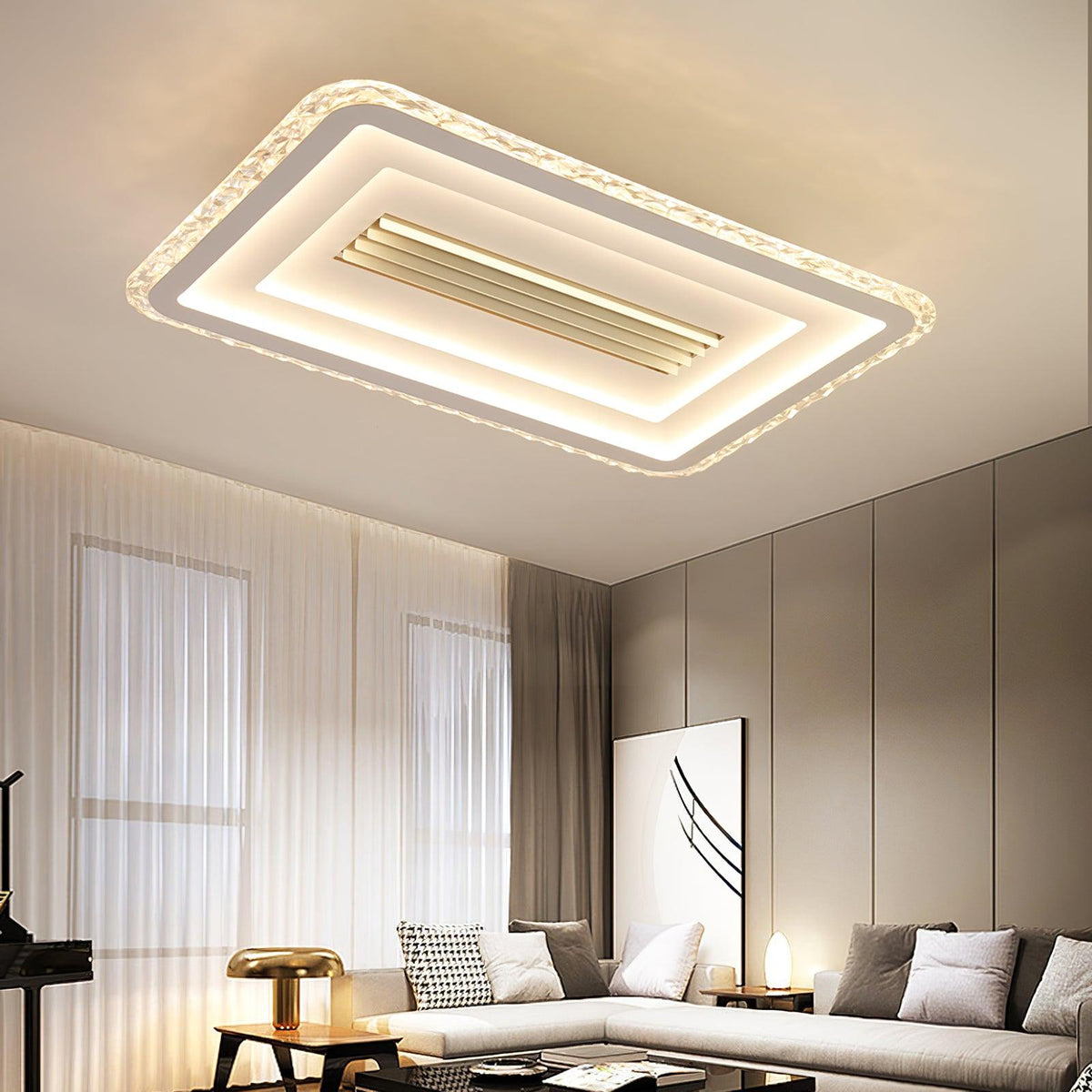 Ulthaara Moderne minimalistische ultradunne rechthoekige plafondlamp