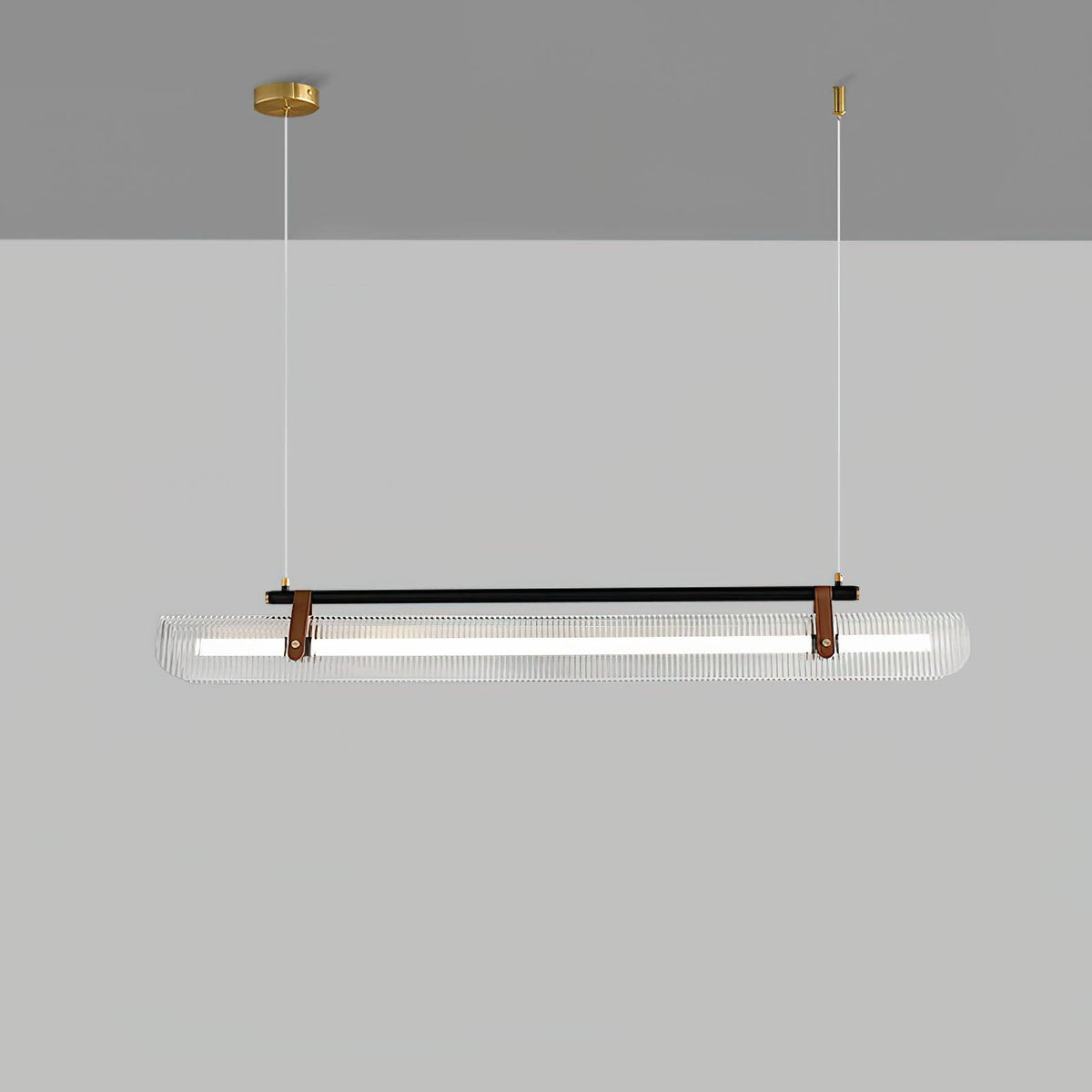 Niraenne Moderne hanglamp van acryl met lineair ontwerp voor eetkamer