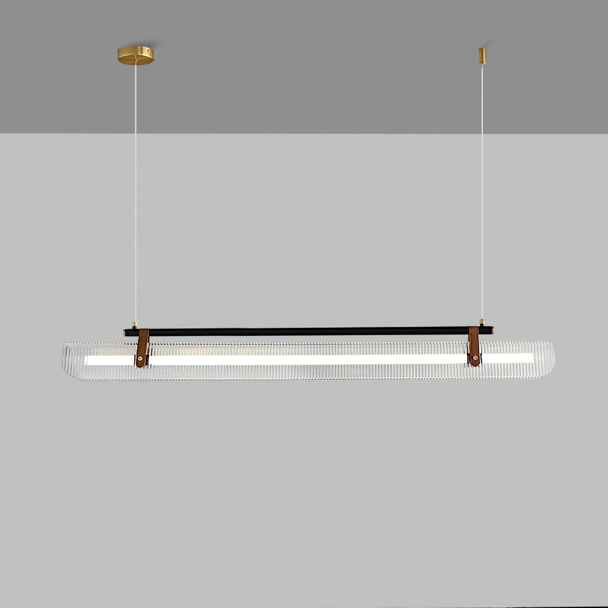 Niraenne Moderne hanglamp van acryl met lineair ontwerp voor eetkamer
