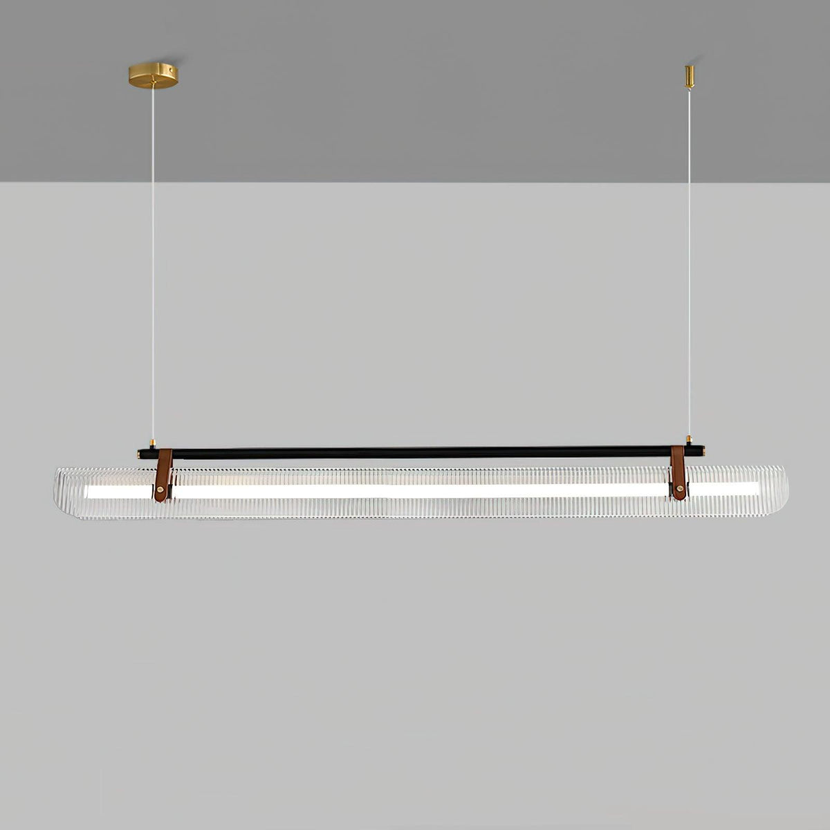 Niraenne Moderne hanglamp van acryl met lineair ontwerp voor eetkamer