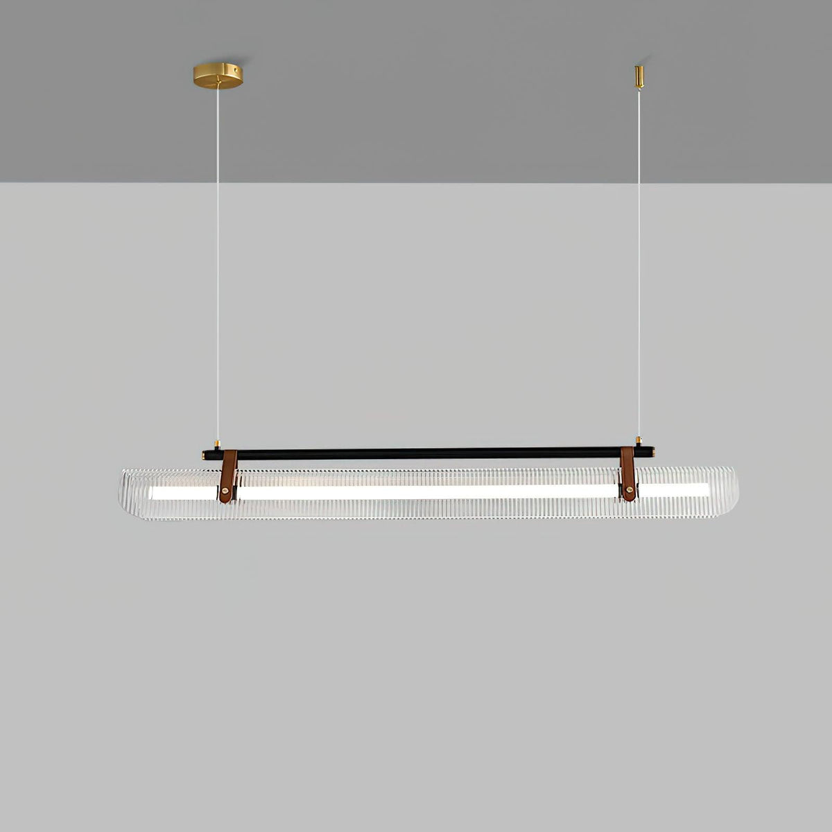 Niraenne Moderne hanglamp van acryl met lineair ontwerp voor eetkamer