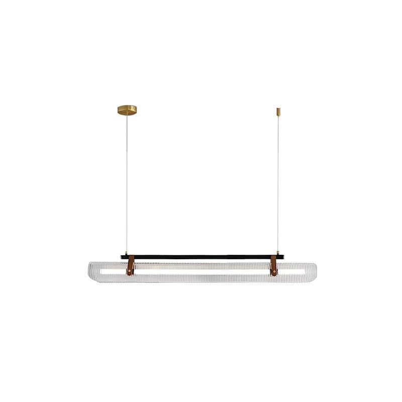 Niraenne Moderne hanglamp van acryl met lineair ontwerp voor eetkamer