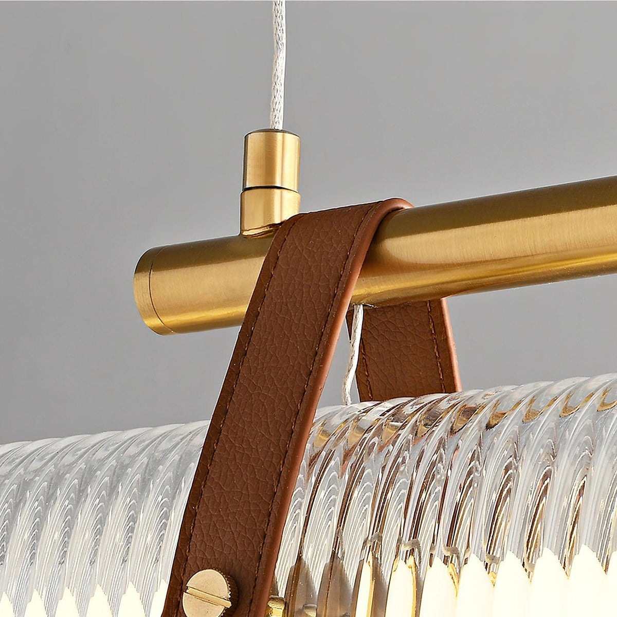 Niraenne Moderne hanglamp van acryl met lineair ontwerp voor eetkamer