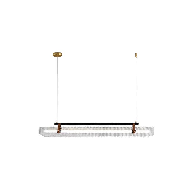 Niraenne Moderne hanglamp van acryl met lineair ontwerp voor eetkamer