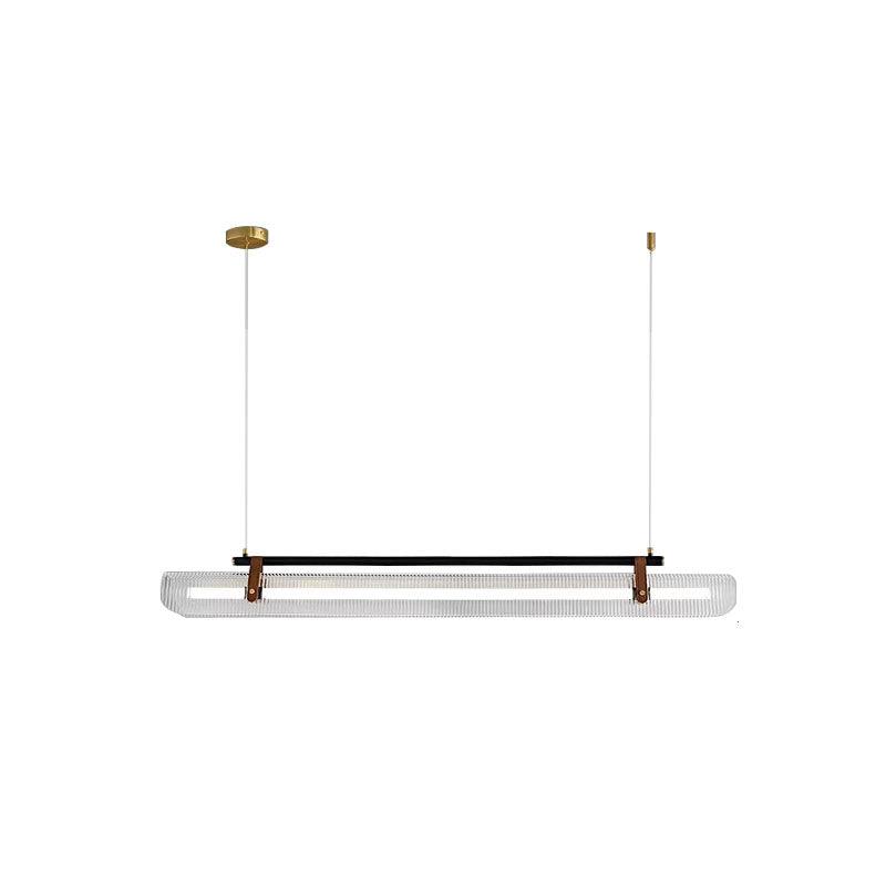 Niraenne Moderne hanglamp van acryl met lineair ontwerp voor eetkamer