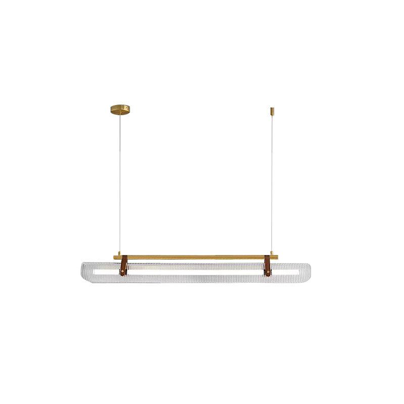 Niraenne Moderne hanglamp van acryl met lineair ontwerp voor eetkamer