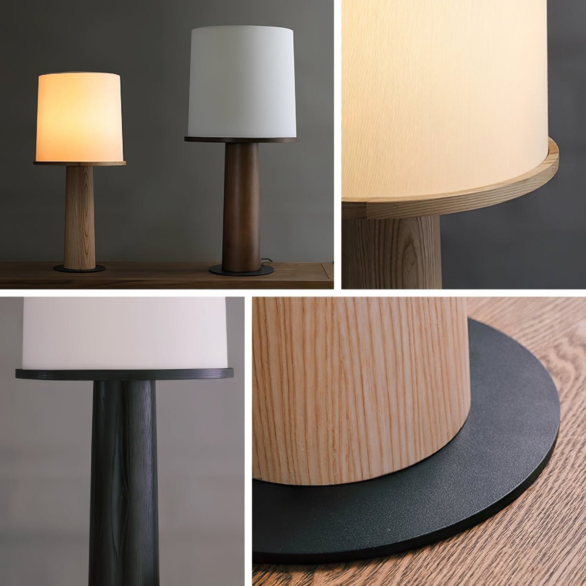 Rinirielle Houten Stoffen Moderne tafellamp