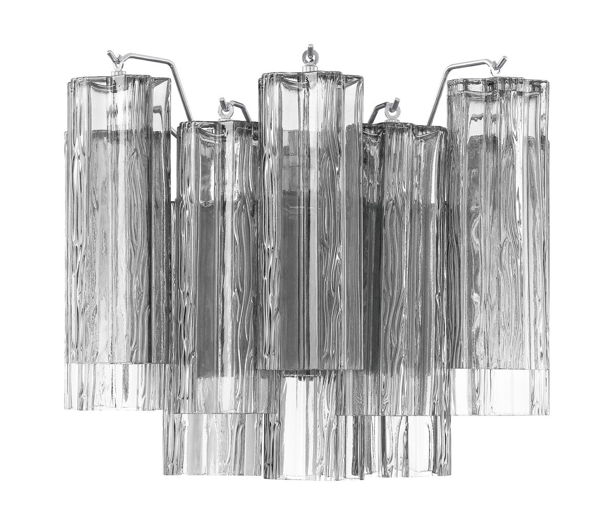 Ravo wandlamp Tronchi Glasbuis Gelaagd Amber Modern
