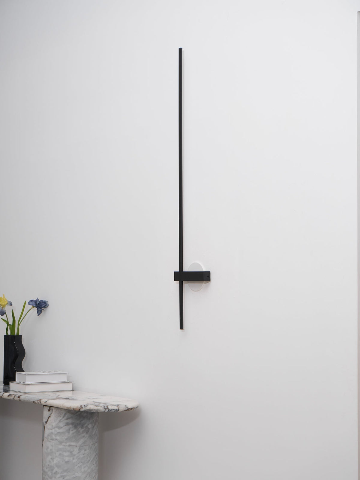 Mesv Lineair Oplaadbaar Zwart Wandlamp