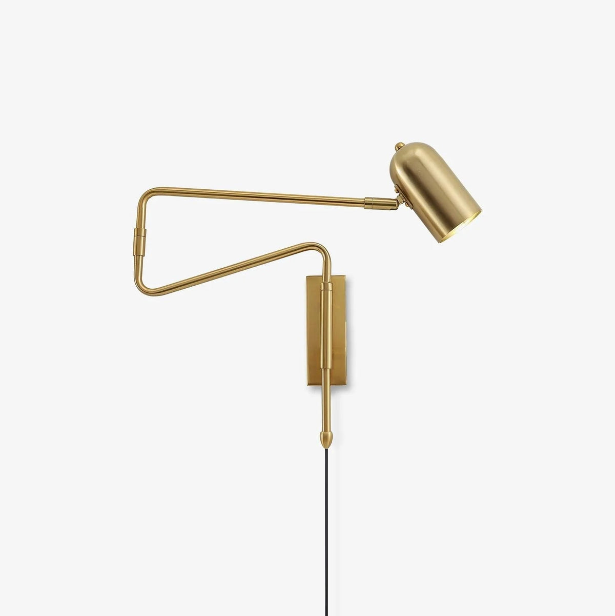 Nox verstelbare arm wandlamp met stekker