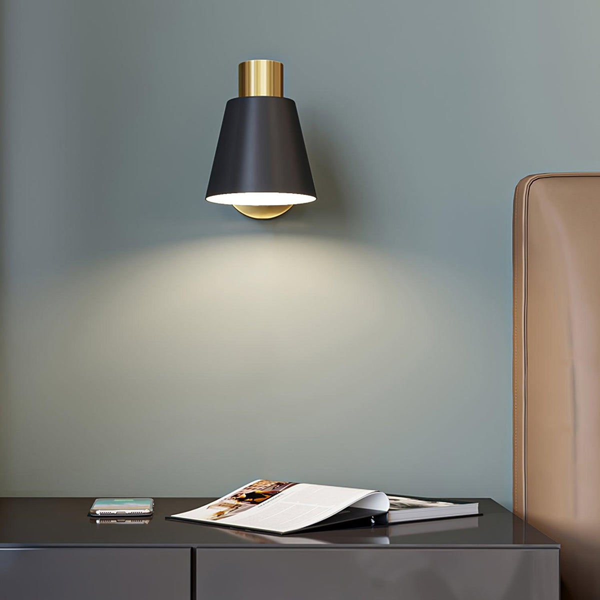 Eurmiros Moderne minimalistische wandlamp met verstelbare arm