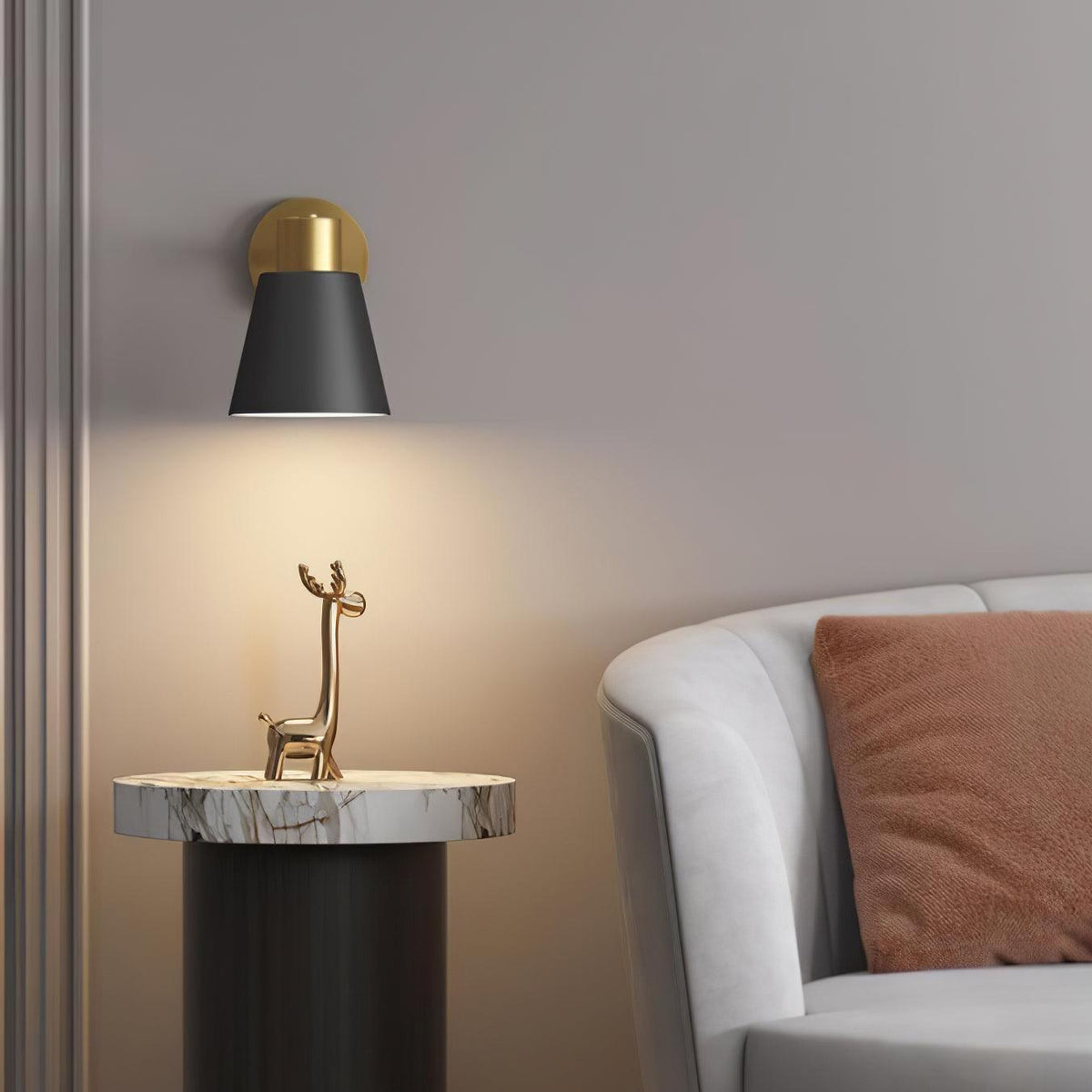Eurmiros Moderne minimalistische wandlamp met verstelbare arm