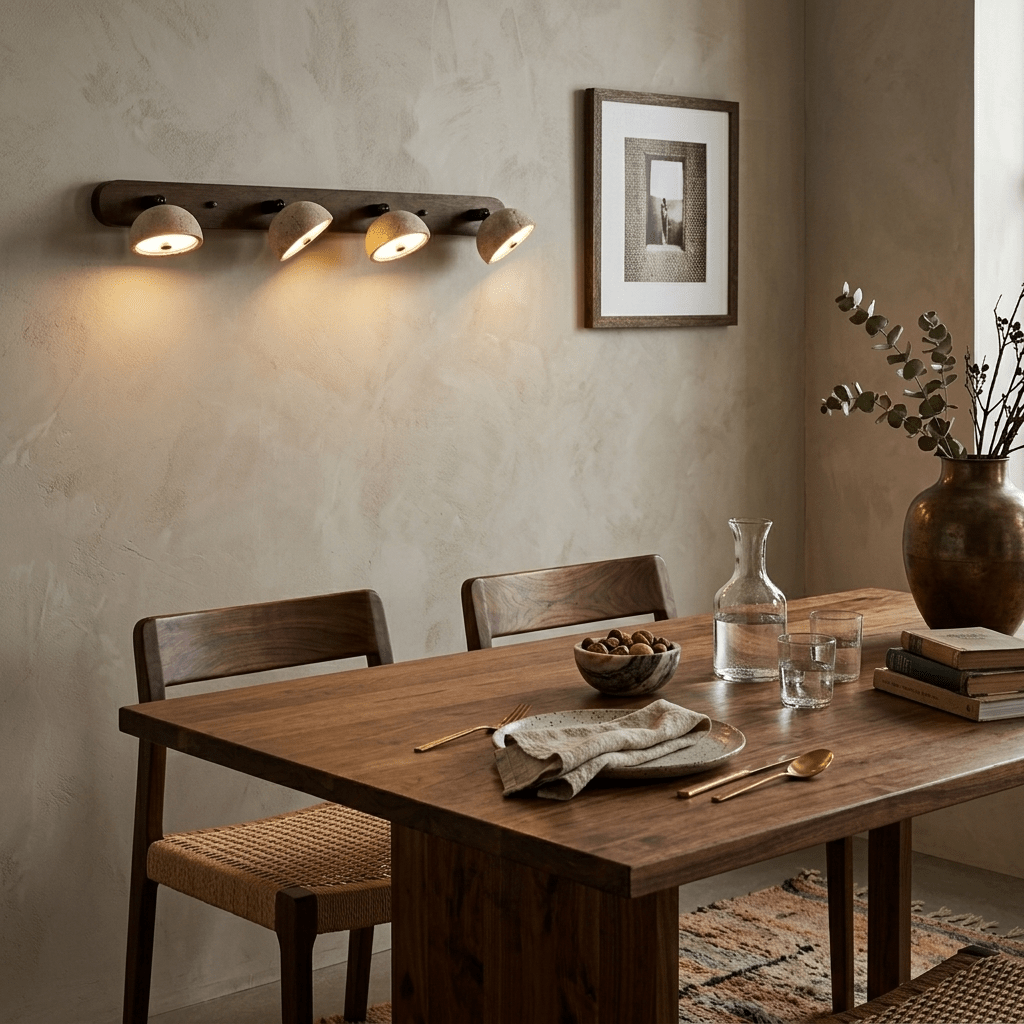 Valienne travertin koepelvormige wandlamp