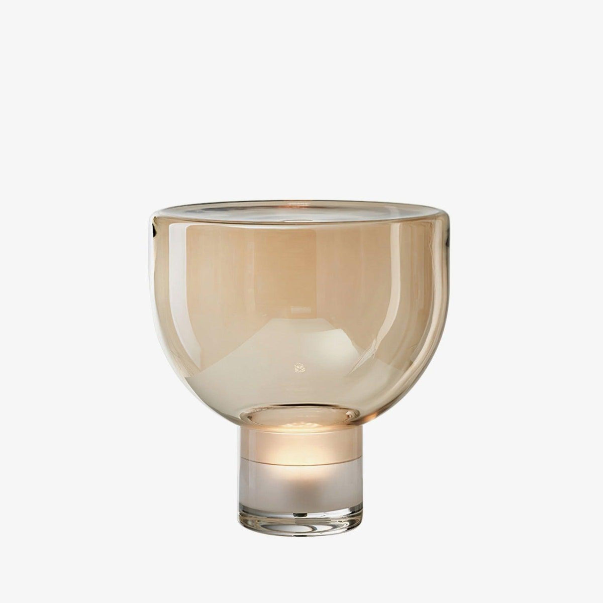 Cavm elegante tafellamp van glas