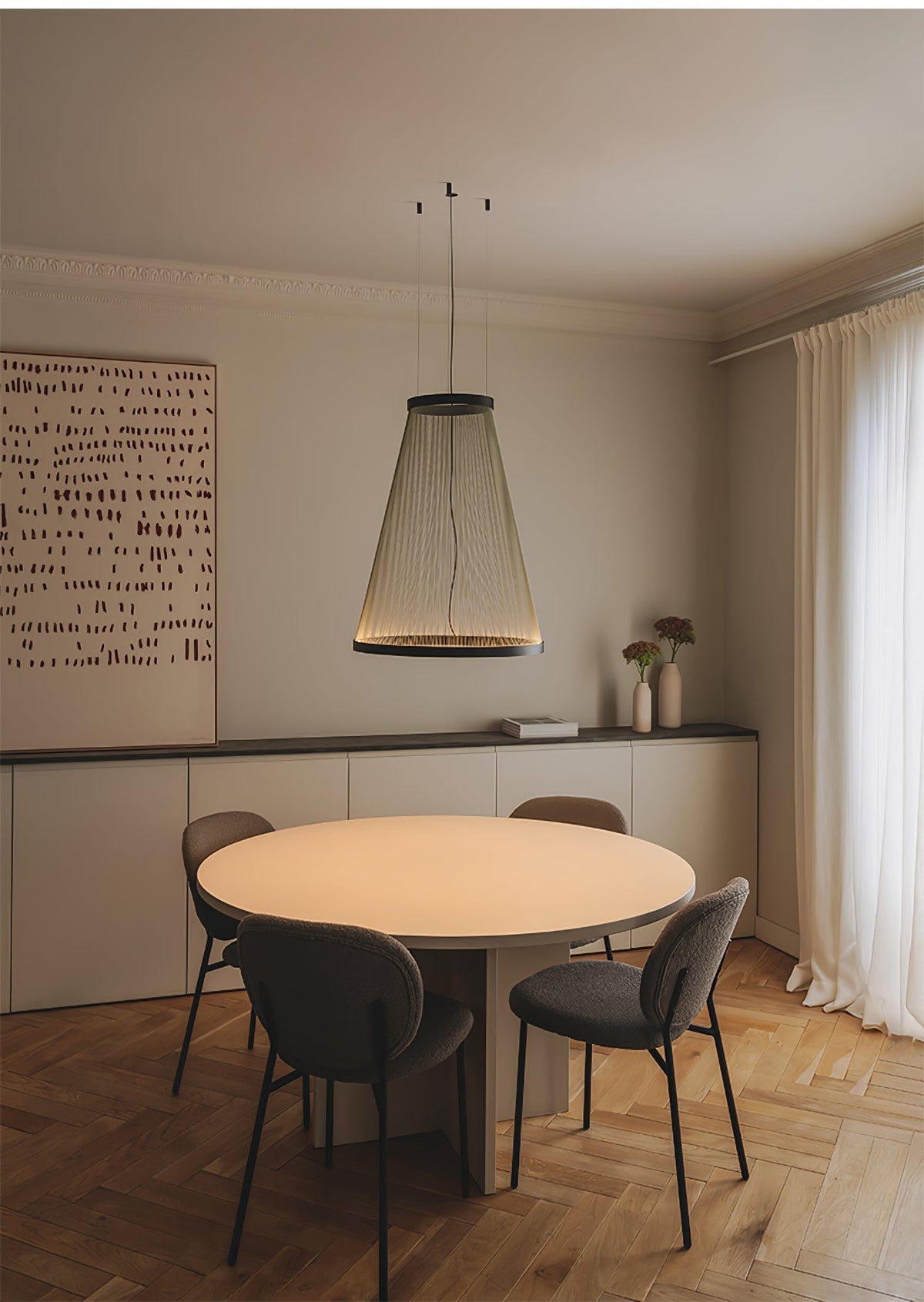 Hyn Minimalistische hanglamp van aluminium