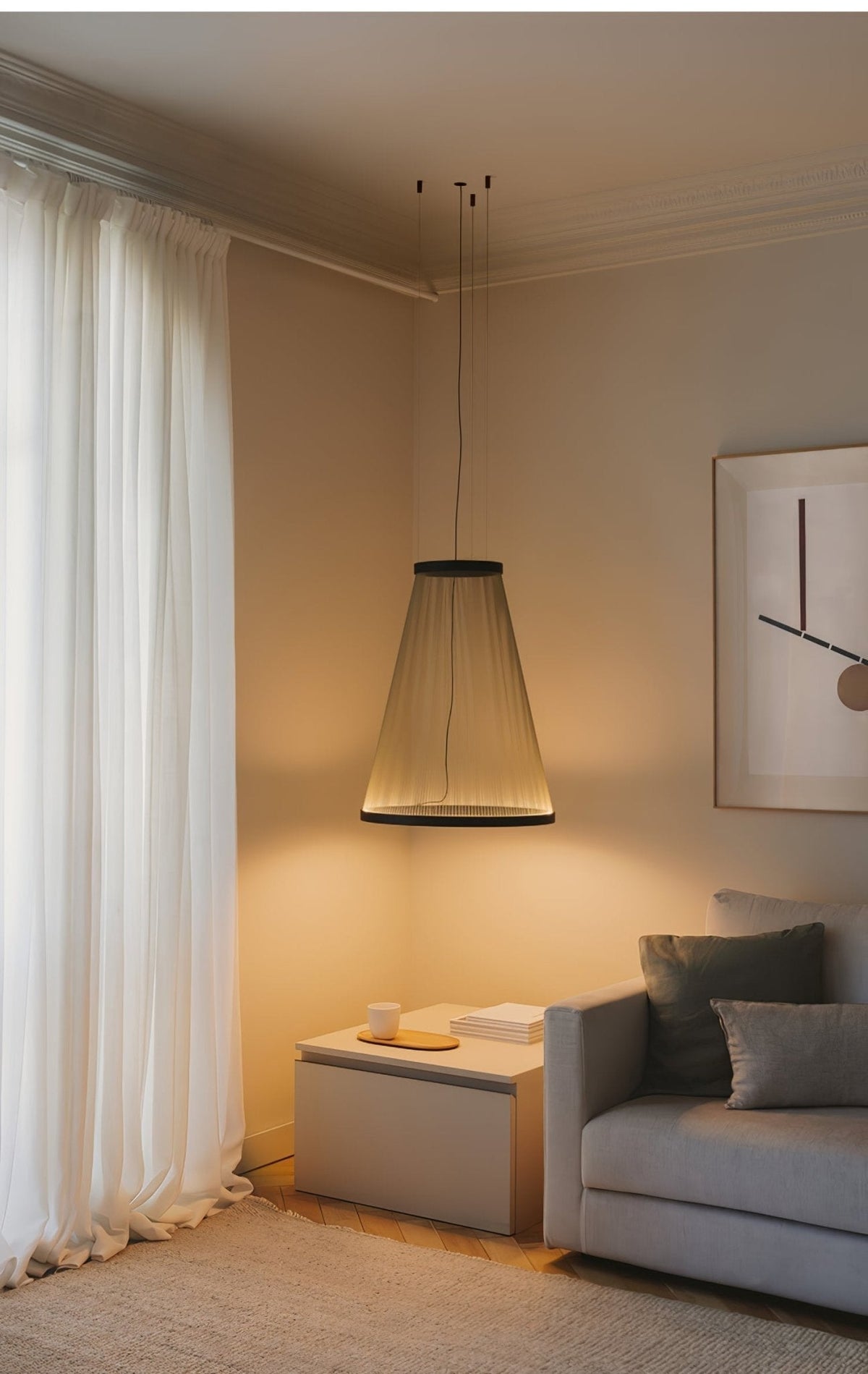 Hyn Minimalistische hanglamp van aluminium