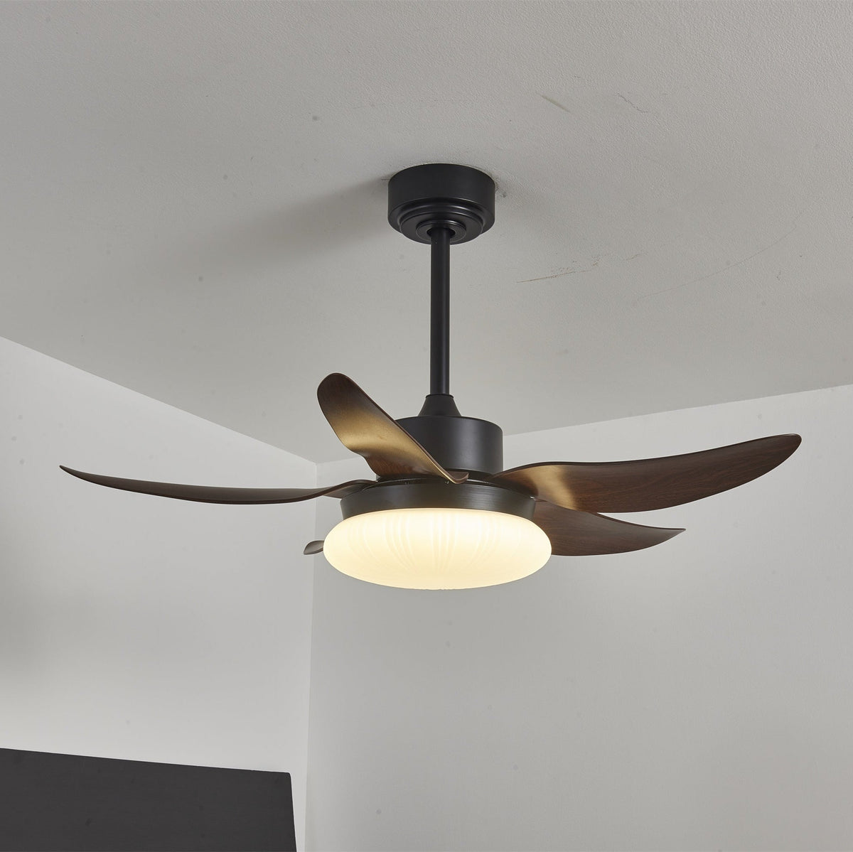 Zerith modern Hout Plafondventilator met lamp