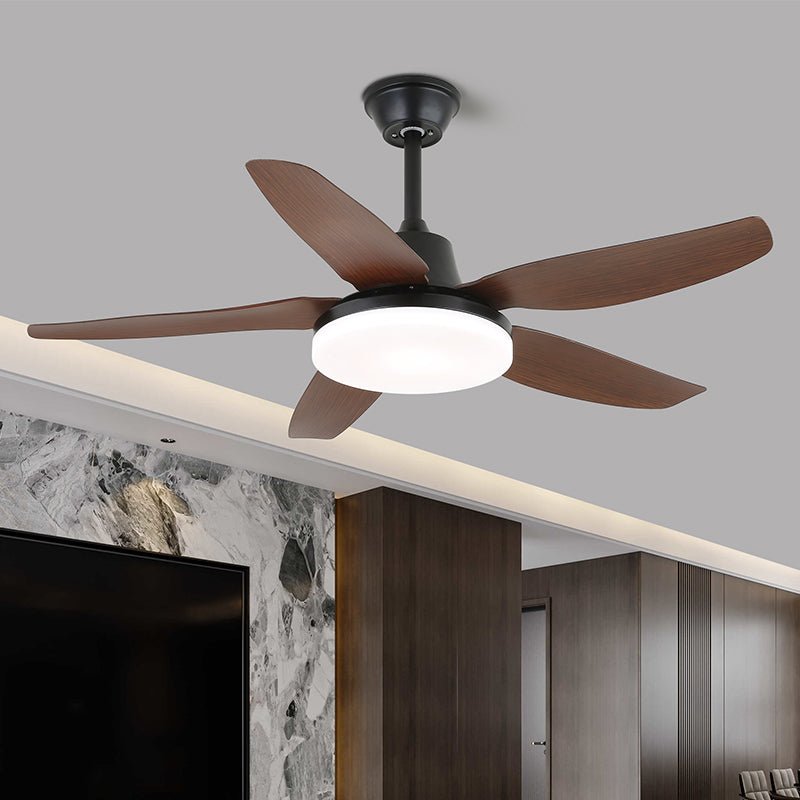 Aurefan houten plafondventilator met verlichting