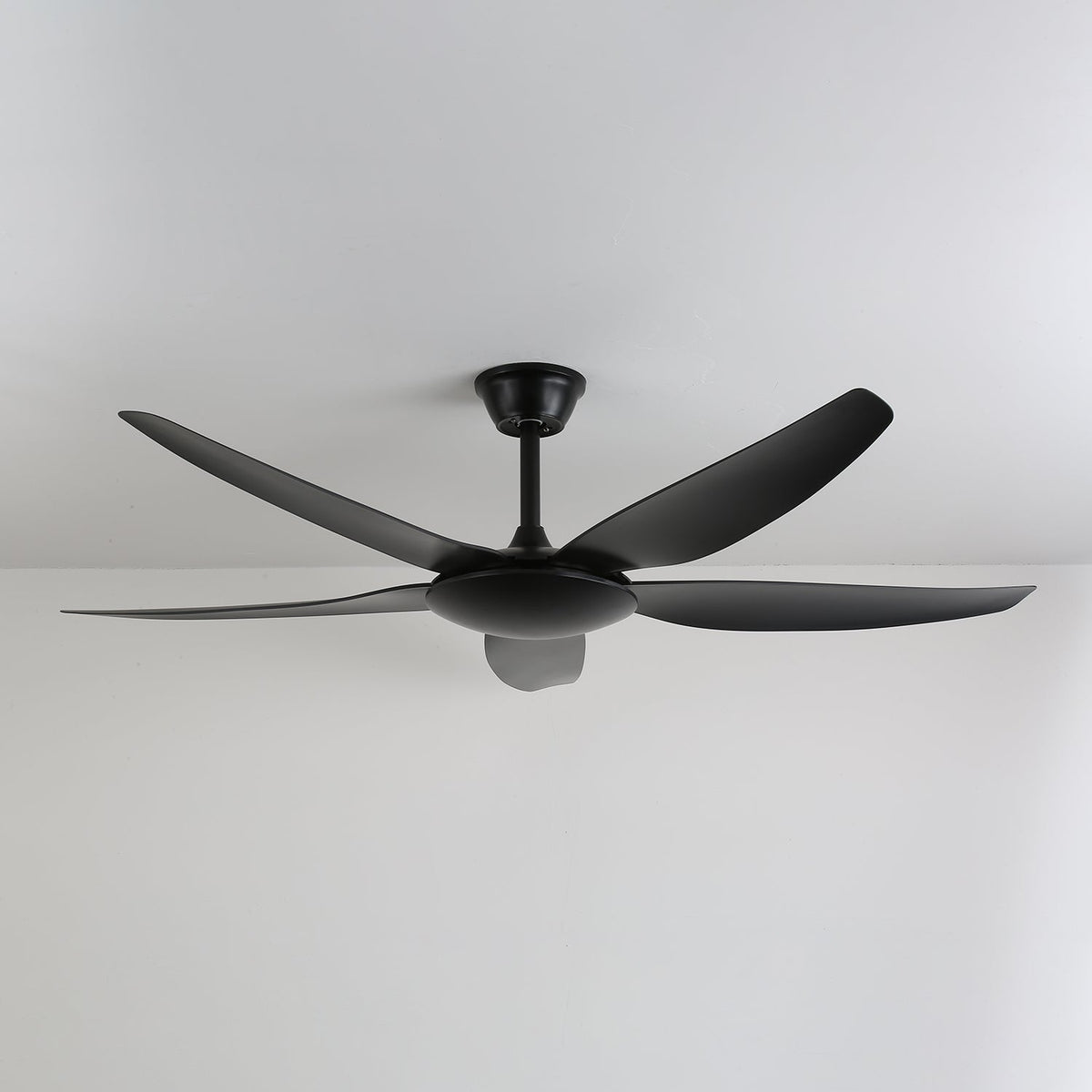 Onyxa minimalistisch plafondventilator met verlichting