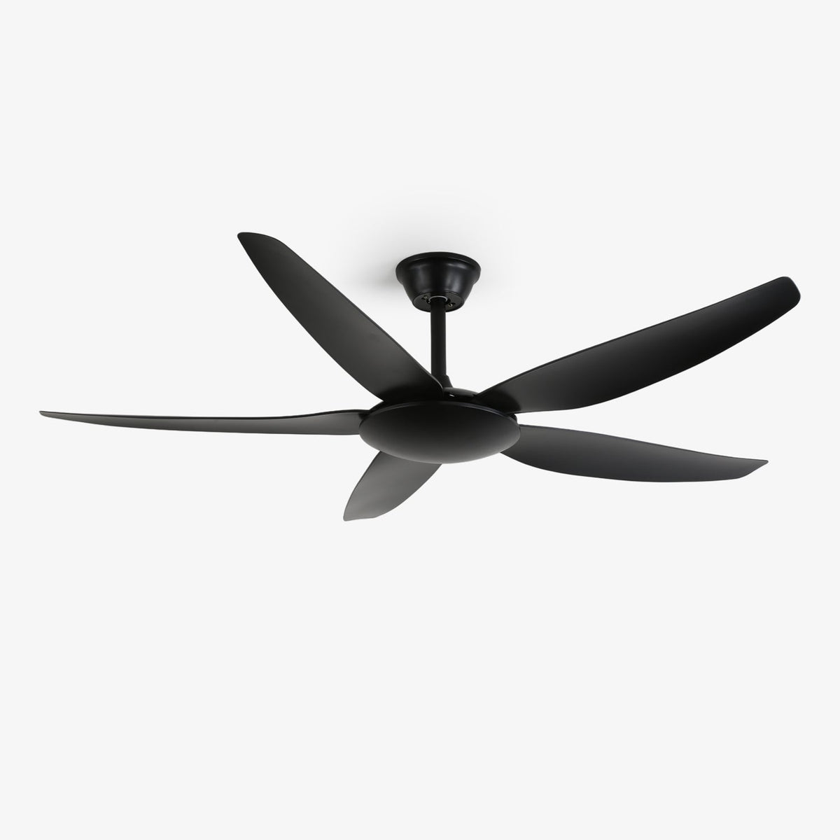 Onyxa minimalistisch plafondventilator met verlichting