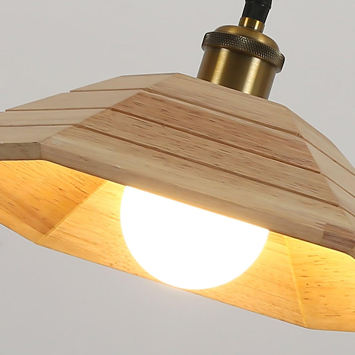 Evys Traditionele hanglamp van hout