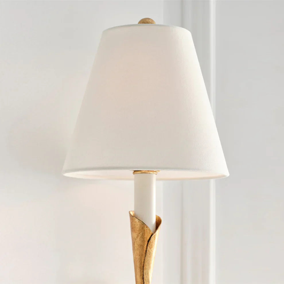 Alessio Vintage Antiek Metaal Stof Wandlamp Lampenkap Keuken Slaapkamer Woonkamer