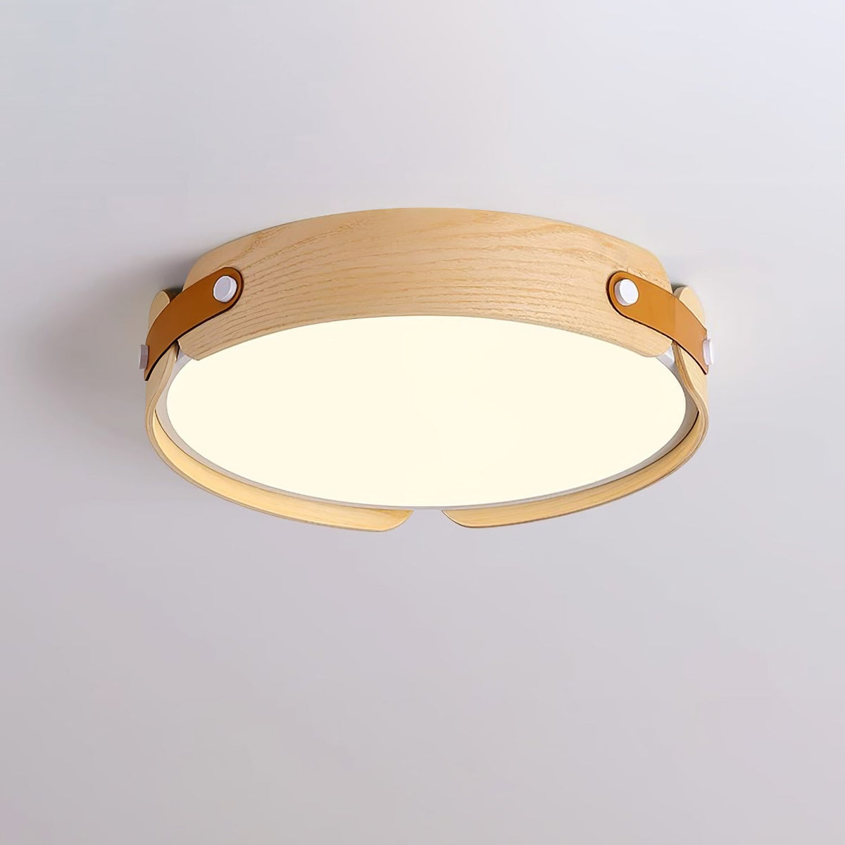 Edan Moderne minimalistische plafondlamp van hout