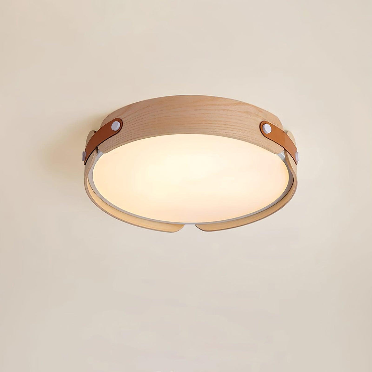 Edan Moderne minimalistische plafondlamp van hout