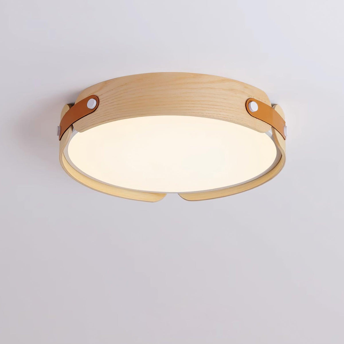 Edan Moderne minimalistische plafondlamp van hout