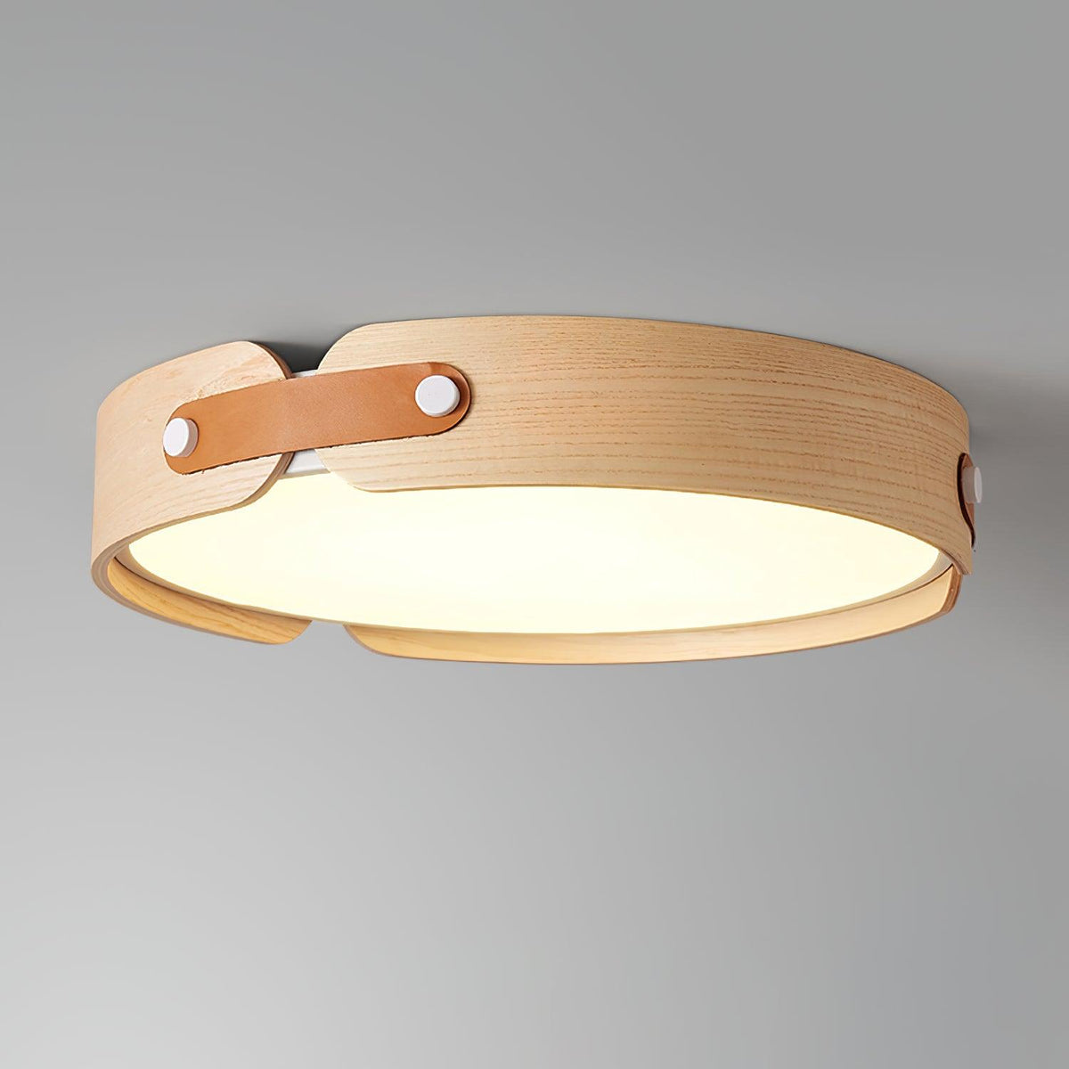 Edan Moderne minimalistische plafondlamp van hout